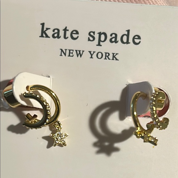 Kate Spade Gold Star Earrings - Picture 1 of 4